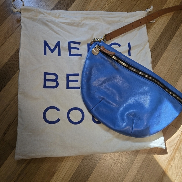 Clare V Handbags - Clare V Blue Leather Crossbody